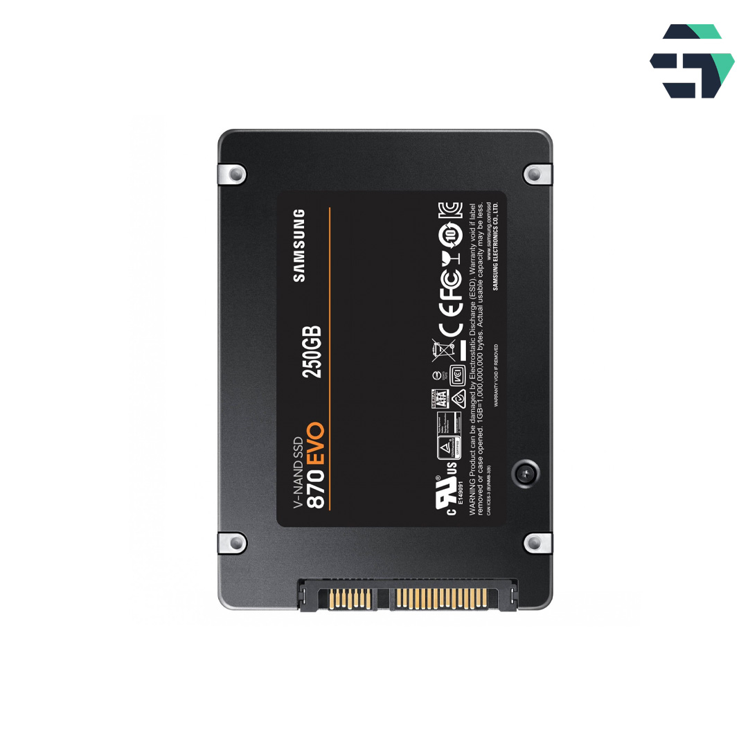 عنوان محصول اس اس دی Samsung 870 EVO ظرفیت 250 گیگابایت SATA — تصویر ۲